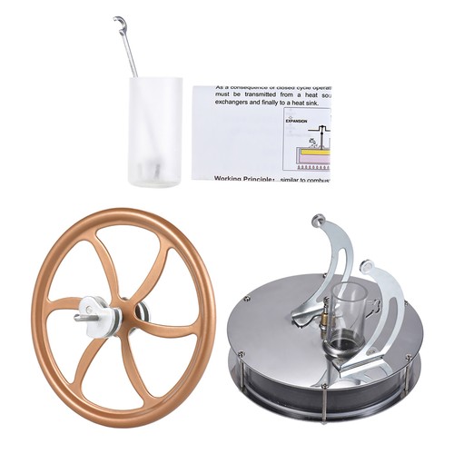 Diy low temperature stirling - low,