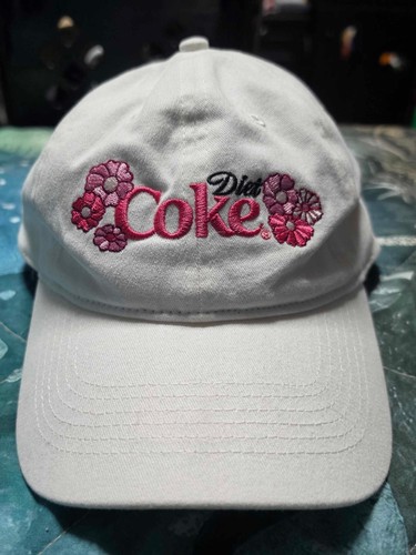 White diet coke with pink - white,