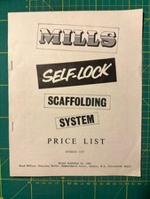 Mills Self Lock Scaffolding