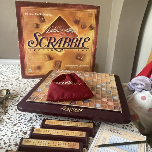 Scrabble deluxe edition - scrabble,