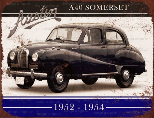 Austin a40 somerset sign - austin,