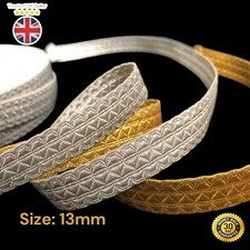 Mylar gold silver braid size - gold,