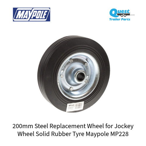 200mm steel replacement - replacement, wheel