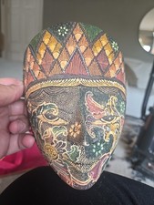 Batik hand painted - hand, wood