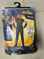 Rubies Thor Marvel Muscle Chest Costume - Kids large age 8-10 RARE