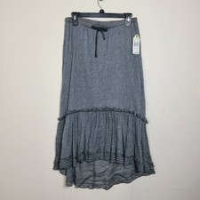 Sophie Max Gray Ruffle Midi
