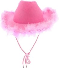 1 xAdult Pink Fluffy Cowboy
