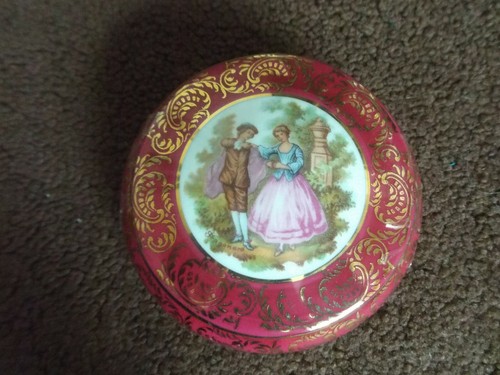 Limoges trinket pot 4 - limoges,