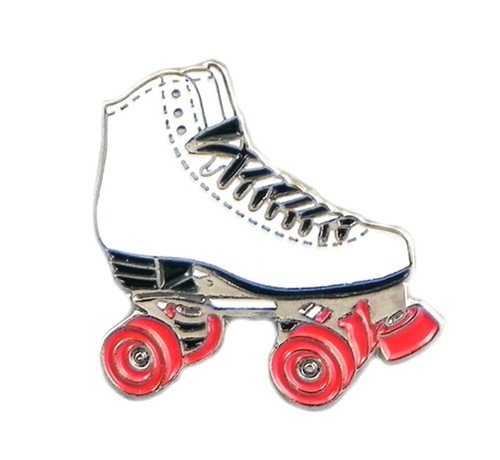 Roller skate metal enamel - skate, pin
