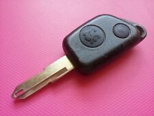 PEUGEOT 306 106 ETC 2 BUTTON REMOTE KEY FOB - UNCUT BLADE