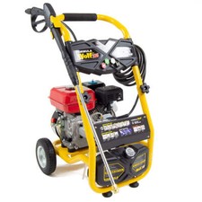 Petrol Pressure Washer 210 BAR 3031psi Wolf Jet Wash 225 9 Ltr/Min 7HP 8m Hose