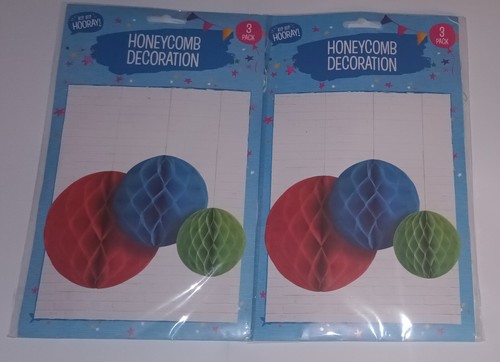 6pcs honeycomb balls hanging - balls,