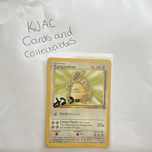 Pokémon tcg jungle kangaskhan - pokémon,