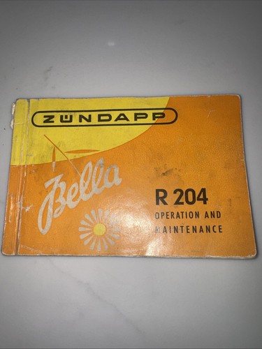 Zundapp bella 204 operation - zundapp,