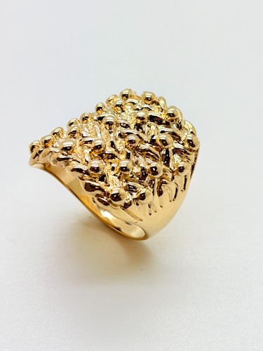 9ct yellow solid gold - gold, row