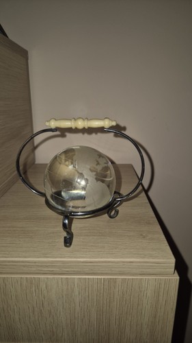 Vintage glass globe decoration - glass,