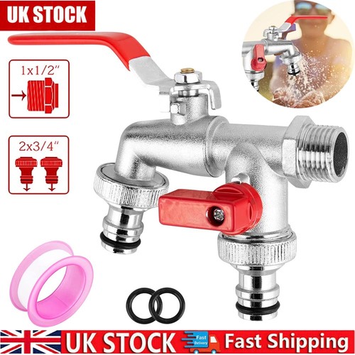 Double garden tap - tap, with