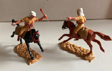 Vintage Plastic 'Timpo Swoppet' MOUNTED F.F.L. SOLDIERS x 2