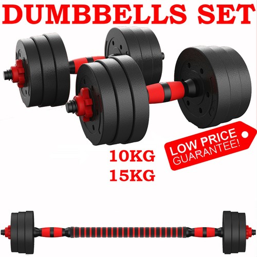 10kg 15kg dumbbells pair - 10kg/15kg, gym