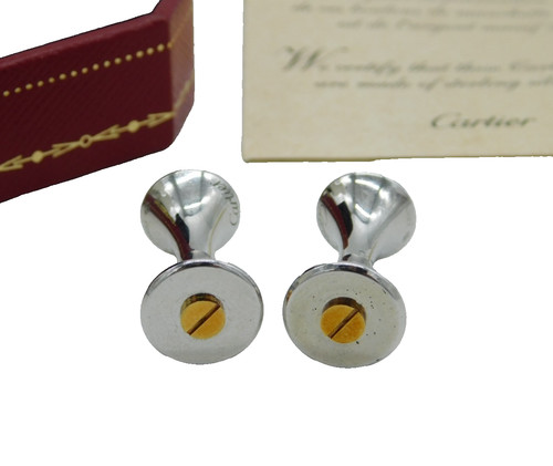 Cartier boxed pair sterling - cartier,
