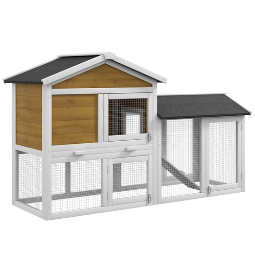 58in tier wooden rabbit - 58in, 2-tier