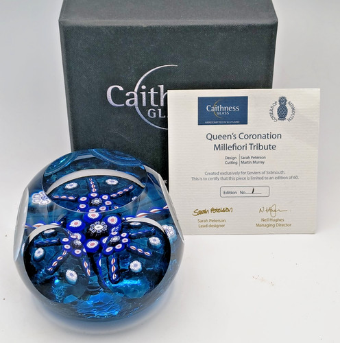 Caithness glass paperweight - caithness,
