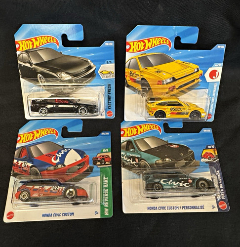 Hot wheels honda diecast - hot, lot