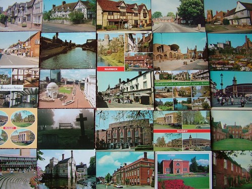 100 unused postcards - unused,