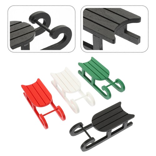 Assorted color wooden sleigh - color,