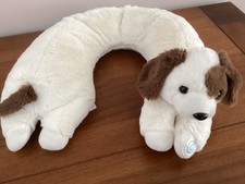 Snuggly Bear Dog  Massaging Neck Pillow Relaxation ~ Invigorating
