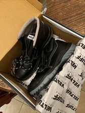 steel black safety boots