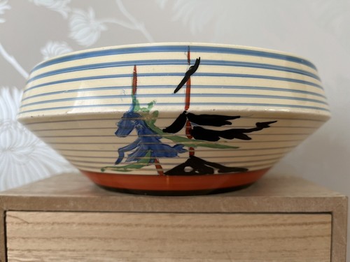 Clarice cliff bowl - clarice, pine