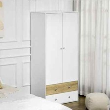 2 Door Wardrobe White Wardrobe