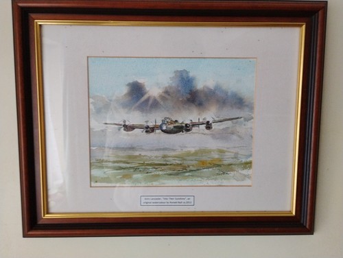 Ronald bull watercolour into - bull,