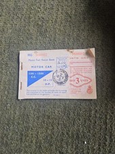 1957 Motor Fuel Ration Book