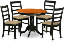 5-Piece Black & Cherry Kitchen