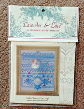 LAVENDER & LACE FALLEN ROSES L&L 64 CROSS STITCH CHART