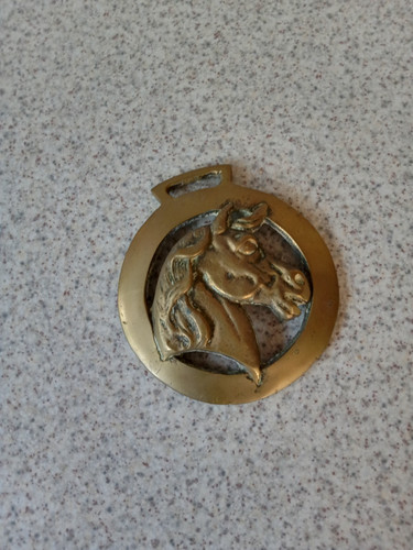 Vintage horse brass - vintage,