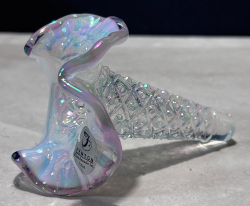 Fenton diamond lace opalescent - fenton,