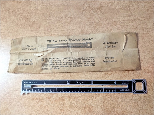Vintage pelouze hem gauge - vintage,