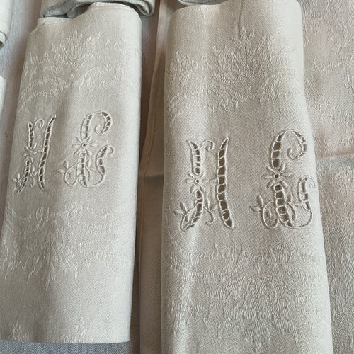 Antique serviettes vintage - serviettes, hc