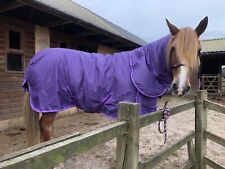 Purple Horse Turnout Rug & Neck Cover Medium Weight 225g Coat Blanket 3'3"