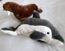 Sea Ocean Aquatic Theme Plush soft toy Bundle Dolphin Walrus Sunkid Germany