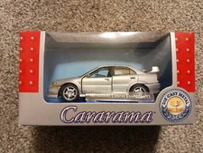 Cararama Mitsubishi Lancer Evolution Evo V1 6 Silver Model Toy Car. Boxed L/ New