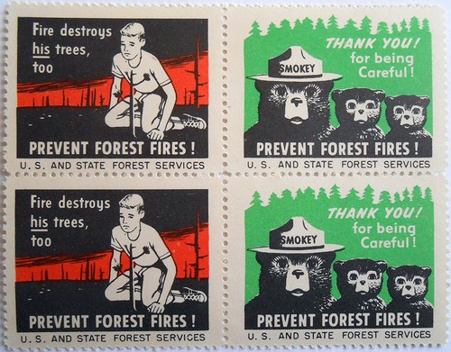 Smokey bear poster - bear, 1957