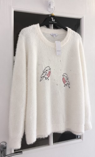 Bonmarché fluffy robin - fluffy, jumper