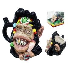 Rasta Chimp Smoking Bong Mug