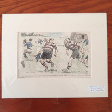 Vintage punch cartoon rugby - punch,