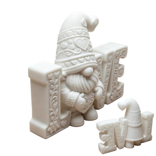 Printed love gnome desk - 3d,