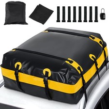 Car Roof Bag Cargo Carrier 22 Cubic Feet 1000D Waterproof Rooftop Cargo Carrier